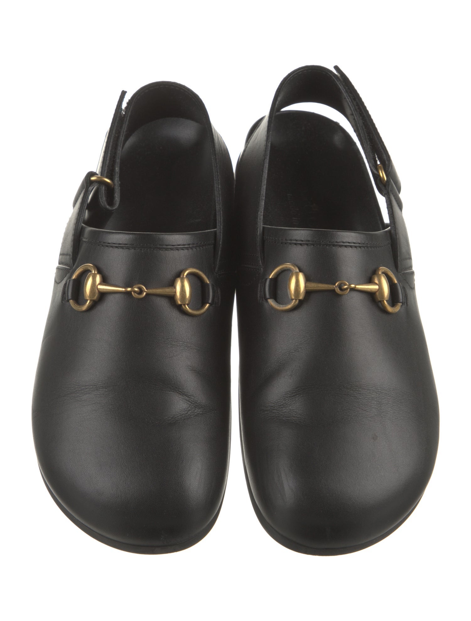 Gucci Horsebit Accent Leather Loafers
